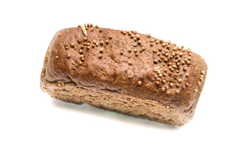 Bread on a white background