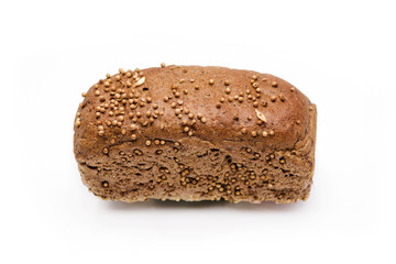 Bread on a white background