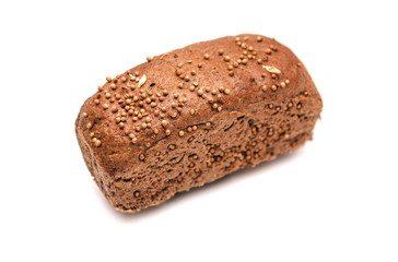 Bread on a white background