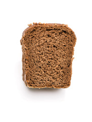 Bread on a white background