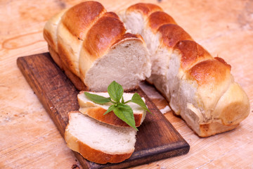 Fresh homemade bread