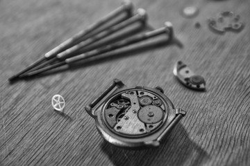 Mechanical watch repair