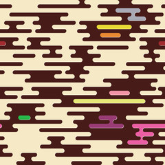 Abstract geometric background seamless camouflage.