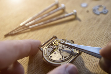 Mechanical watch repair