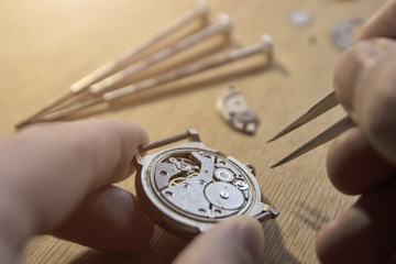 Mechanical watch repair