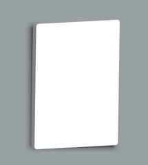 Blank Closed Magazine, Book, Booklet, Brochure mockup cover template.