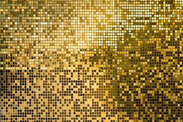Złoto mozaiki kwadratowe płytki dla tekstury tła - 182403550