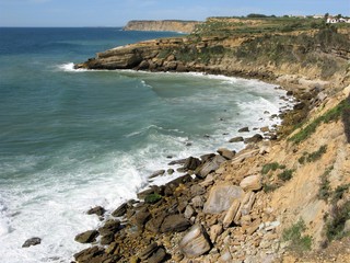 Coastal landscape on the Algarve, Portugal