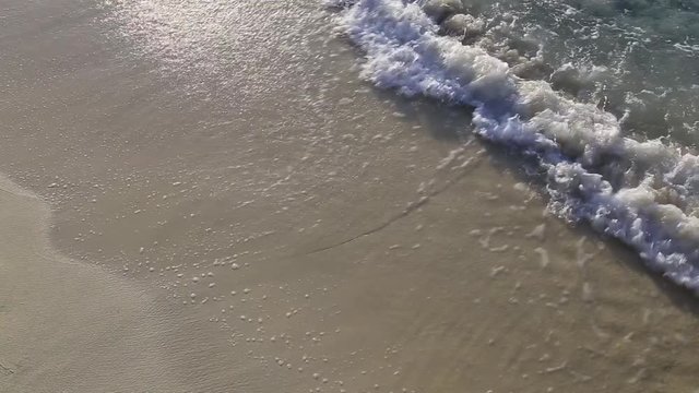 blue sea wave at Maldives beach