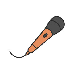 Microphone color icon