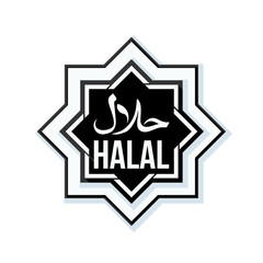 Halal icon illustration