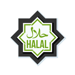 Halal icon illustration