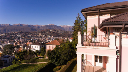 Fototapeta premium Exterior of ancient villa
