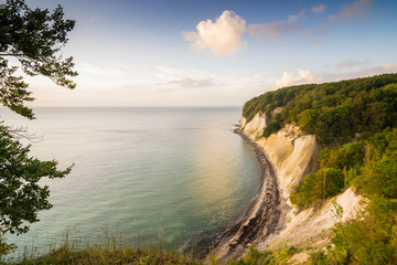 Kreideküste an der Ostsee auf Insel Rügen in Deutschland