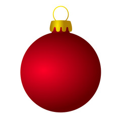 rote Christbaumkugel