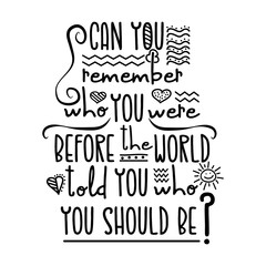 Modern inspirational quote