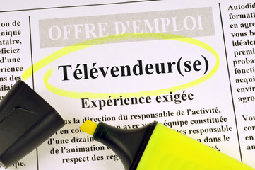 Offre d emploi televendeur