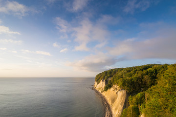 Kreideküste an der Ostsee auf Insel Rügen in Deutschland