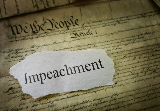 Impeachment news headline