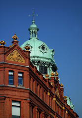 Brick domed building in central Dublin, Ireland