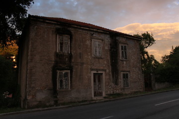 Fototapeta premium abandonded space dubrovnik