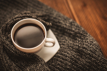 Сup of fragrant coffee