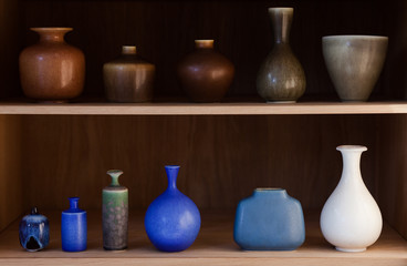 Fototapeta na wymiar A selection of scandinavian ceramics