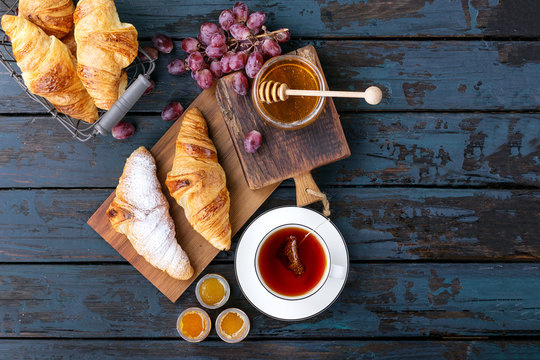 Home Made Croissant with jam