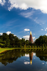 Pagoda at Phu Tog,North-East of Thailand