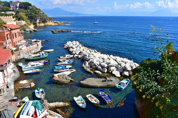 Napoli, piccolo porto di Marechiaro a Posillipo