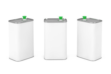 Olive Oil Can with Blank Space for Yours Design. 3d Rendering