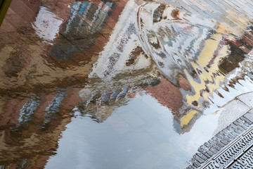 Reflections after rainfall