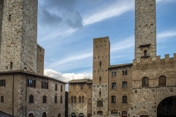 Towers in San Gimignano, Italy