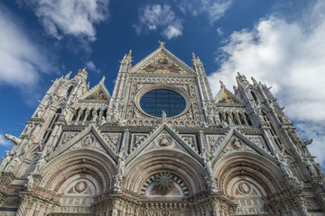 Naklejka premium Cathedral Santa Maria Assunta in Siena