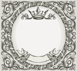 Decorative ornate vintage design