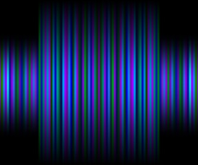 Abstract black neon background with vertical pink, purple stripes