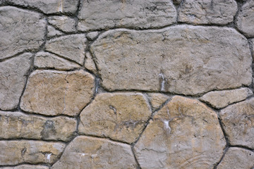 Stone Wall Background Closeup