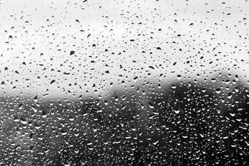 picture of a raindrop on a glass window