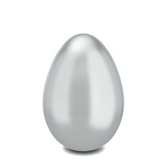 Silver chicken egg