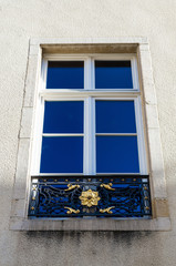 Window on Building Exterior in Luxembourg City, Luxembourg
