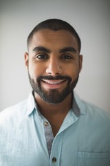 Portrait of smiling young man