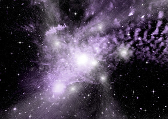 Obraz premium galaxy in a free space