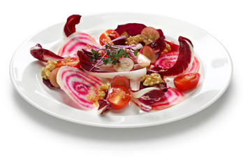 insalata di radicchio rosso con rapa rossa, italian purple red salad

