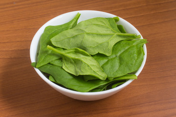 Brazilian Spinach Leaves in a bowl