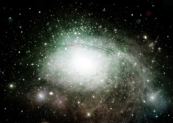 Fototapeta premium galaxy in a free space