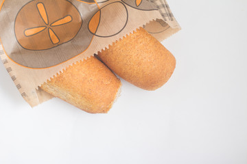 French Bread. Pao frances integral