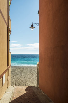 Beach, Varigotti, Finale Ligure, Province of Savona, Liguria, Italy