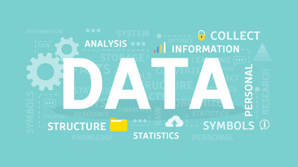 Data concept illustration.