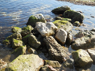 Rocks in the water 10 of October 2017, Feodosia