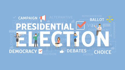 Election concept illustration.